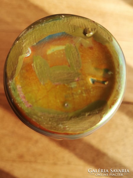 Eosin Zsolnay vintage glass