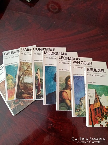 8 art books in English