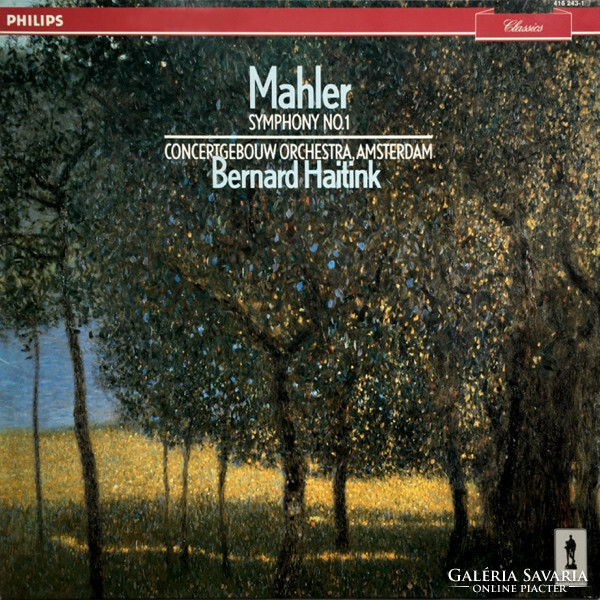 Mahler, Concertgebouw Orchestra, Amsterdam, Bernard Haitink - Symphony No. 1 (LP, RE)