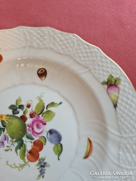 Herend fruit pattern plate
