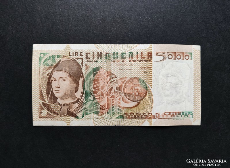 Italy 5000 lire / lira 1979-1980, vf