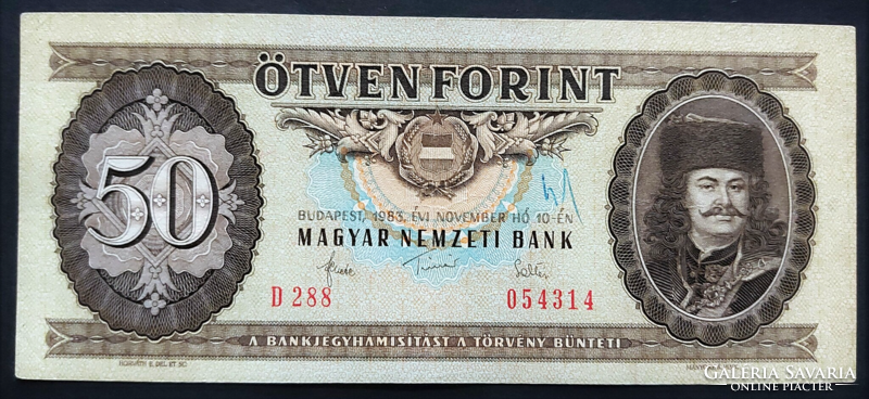 50 Forint 1983, VF+