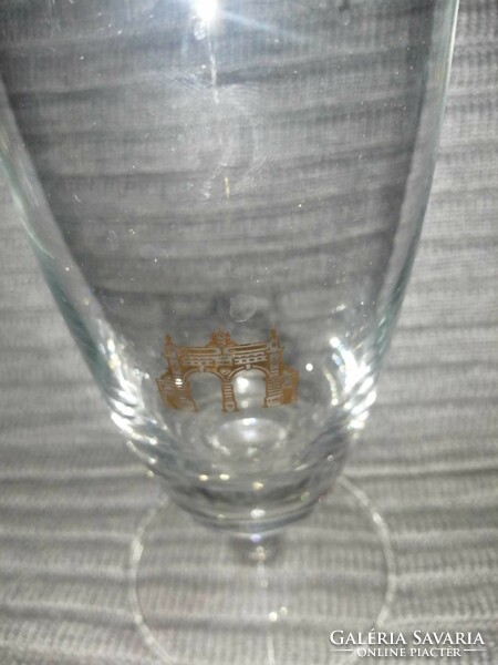 Pilsner Urquell sörös üvegpohár, magassága 24 cm (A5)