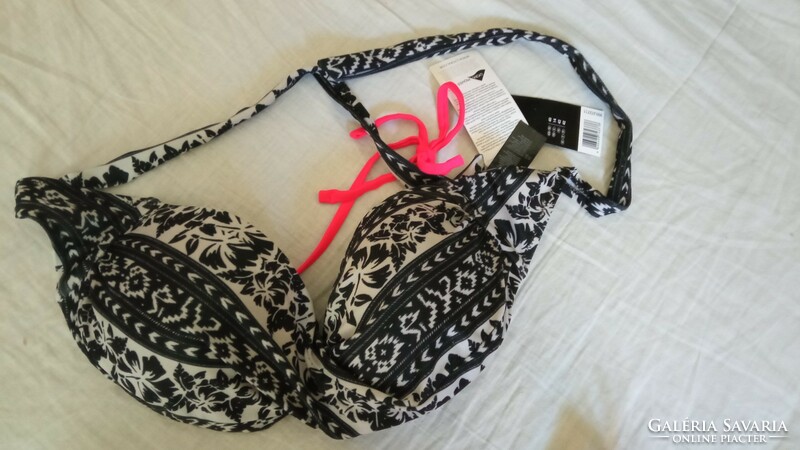 Esmara black and white patterned bikini 42 es (14)