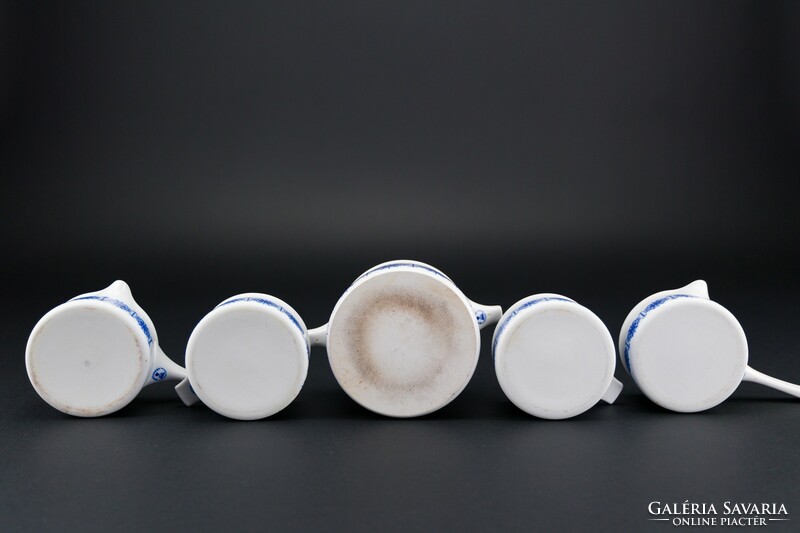 Rosenthal Ceraflame porcelán sütő tálak, serpenyők, 5 darab.