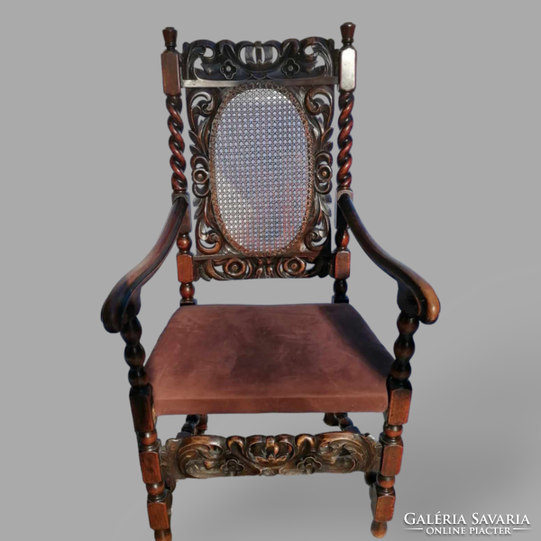 Neo-Renaissance armchair