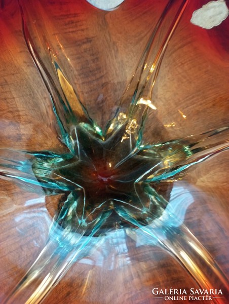 Muránói Nagyméretű Üveg Asztalközép