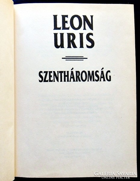 Leon Uris: Szentháromság