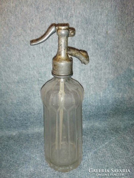 Antique soda bottle, inscription on the head: rappaport w.M. Pope