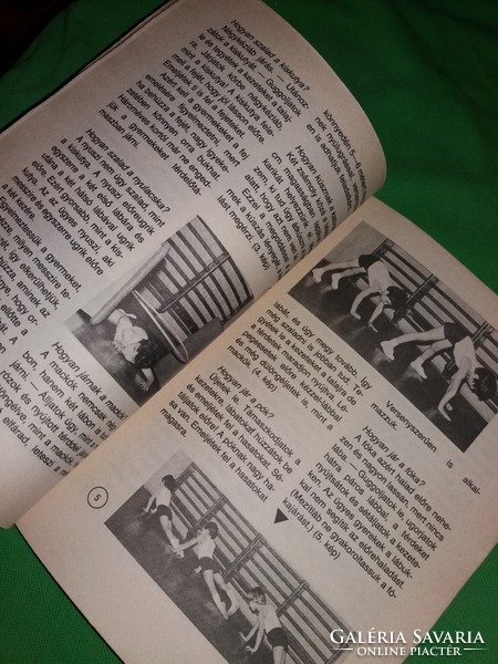 1984. Ferenc Várkői: let's do gymnastics together book pregnant gymnastics according to the pictures sports propaganda