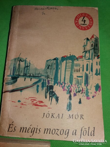 1962. Olcsó könyvtár Jókai Mór : És mégis mozog a Föld I. -II.- III. könyv egybe a képek szerint