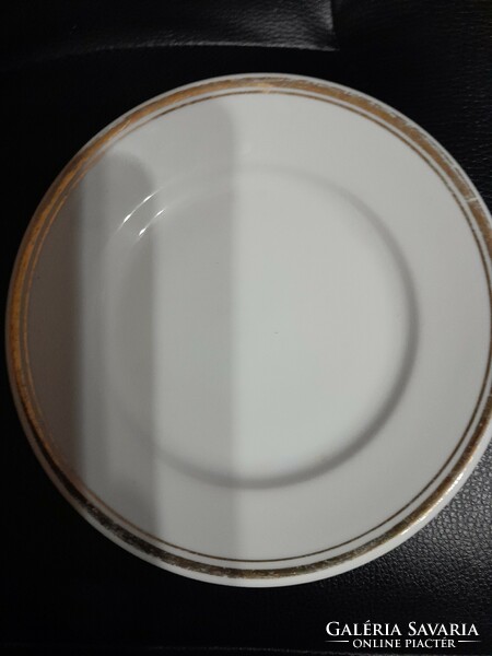 Zsolnay plate with gilt edge