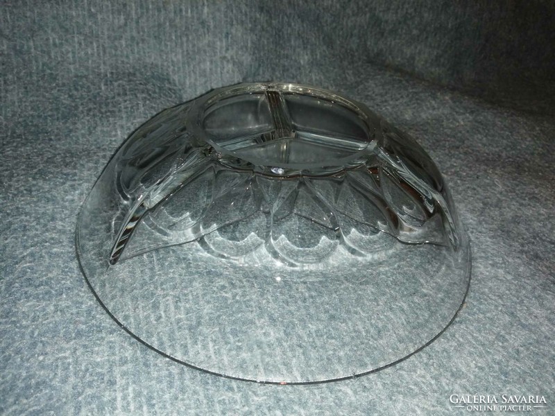 Split glass serving tray, center of the table (a5)