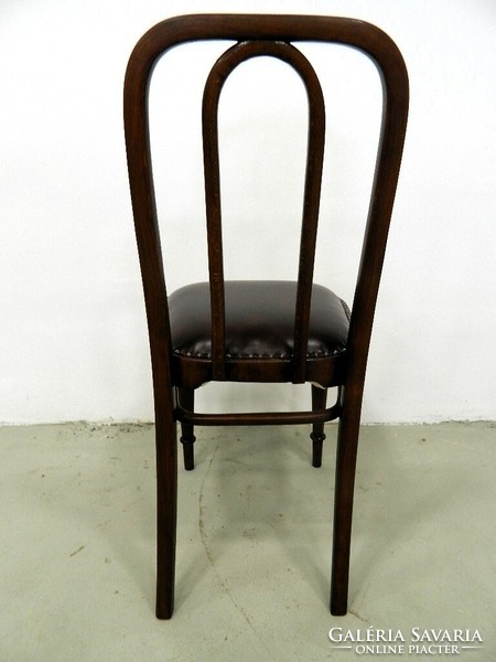 Eredeti antik bécsi Thonet bőr szék ( J&J Kohn )
