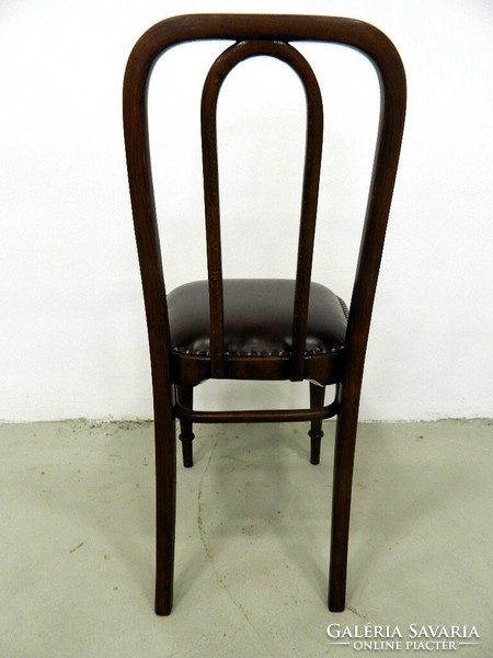 Original antique j & j kohn Vienna thonet leather chair