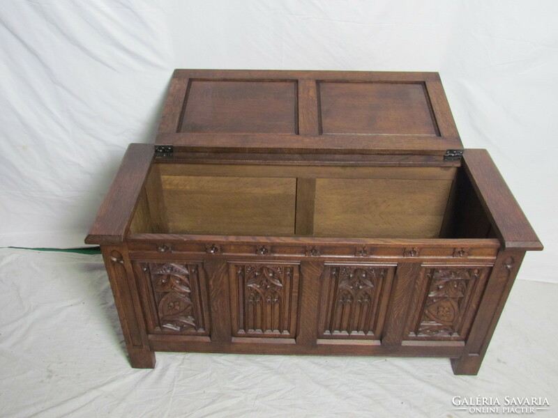 Antique Gothic chest (restored)