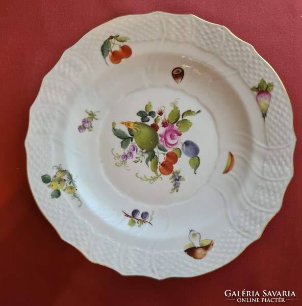 Herend fruit pattern plate