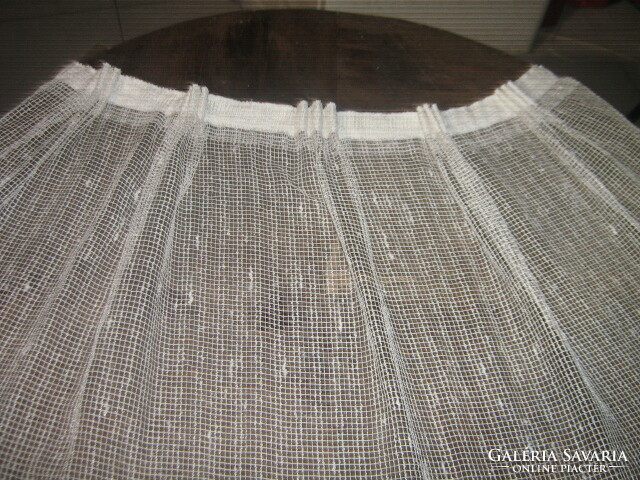 Beautiful vintage wide lacy panoramic curtain
