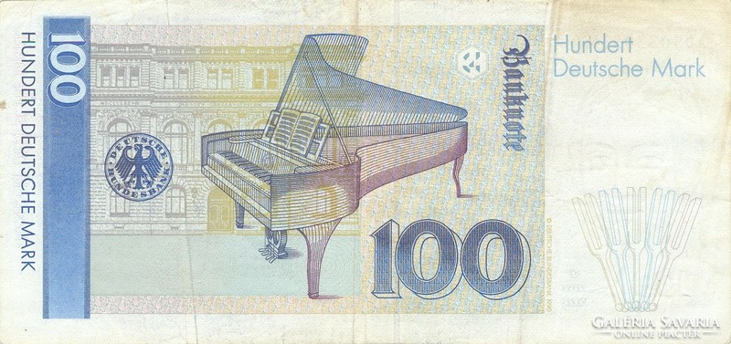 100 márka 1989 NSZK Németország