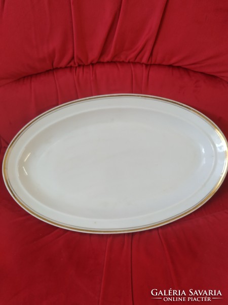 Gold bordered oval plain porcelain for sale! Seller offering porcelain!