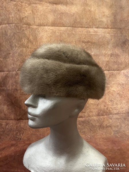 Bocskai-style mink hat, size 58-60 (real fur)