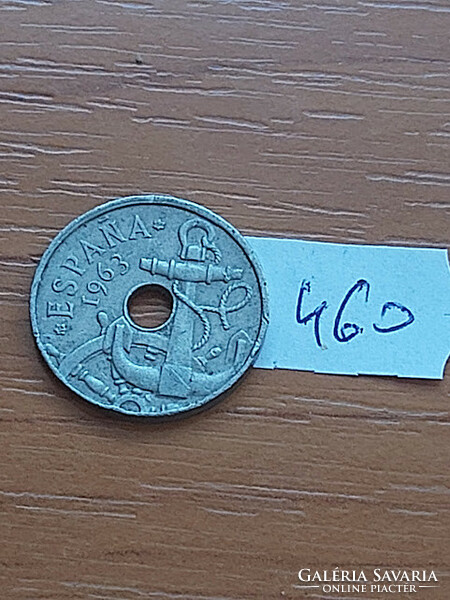 Spain 50 cm 1963 copper-nickel francisco franco 460