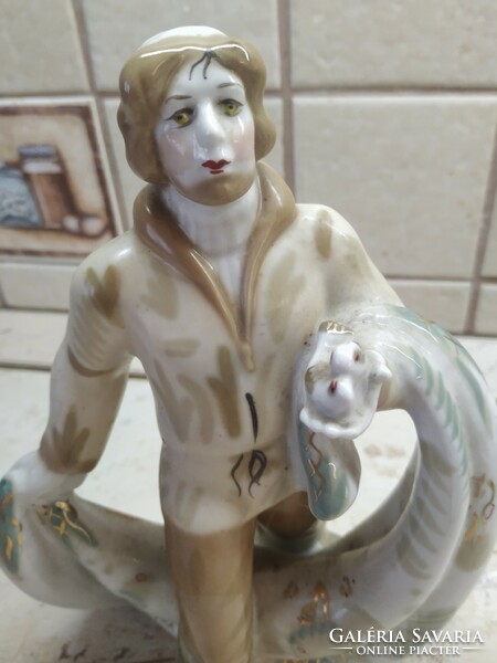 Russian porcelain sculpture with Cyrillic marking for sale! Fairytale-sadko for sale!