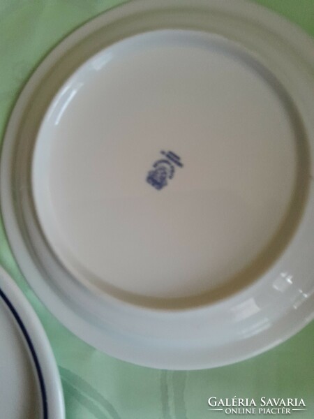 Alföldi  menza Kék  csíkos tányér 17 cm