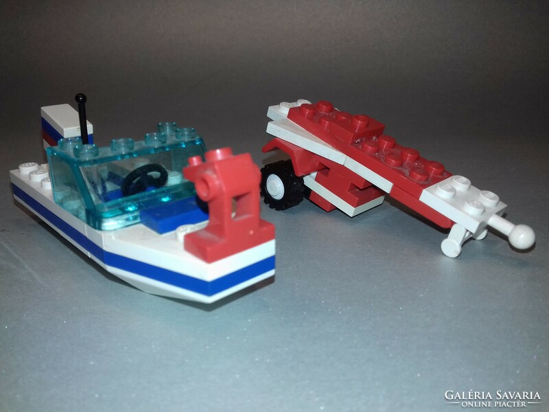Lego vízimentő jeep és csónak játék 6698