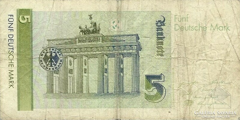 5 Mark 1991 nszk Germany 1.