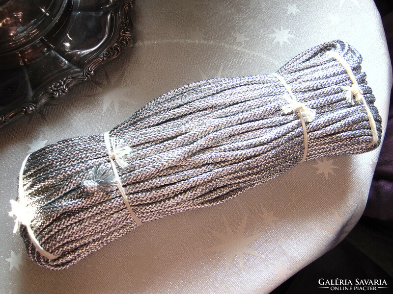Final sale! Silver braid, cord, trim