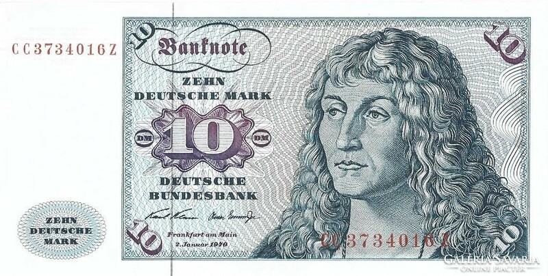 10 Mark 1970 Germany unc