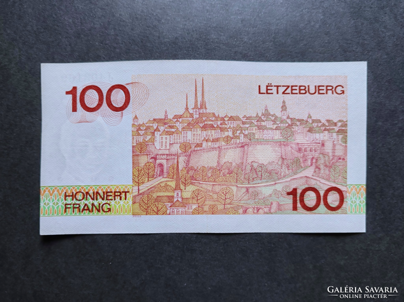 Luxemburg 100 Francs / Frang / Frank 1986, VF+