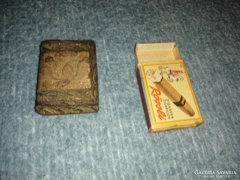 Old matchbox with old matchbox (a5)