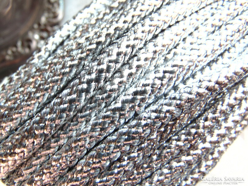 Final sale! Silver braid, cord, trim