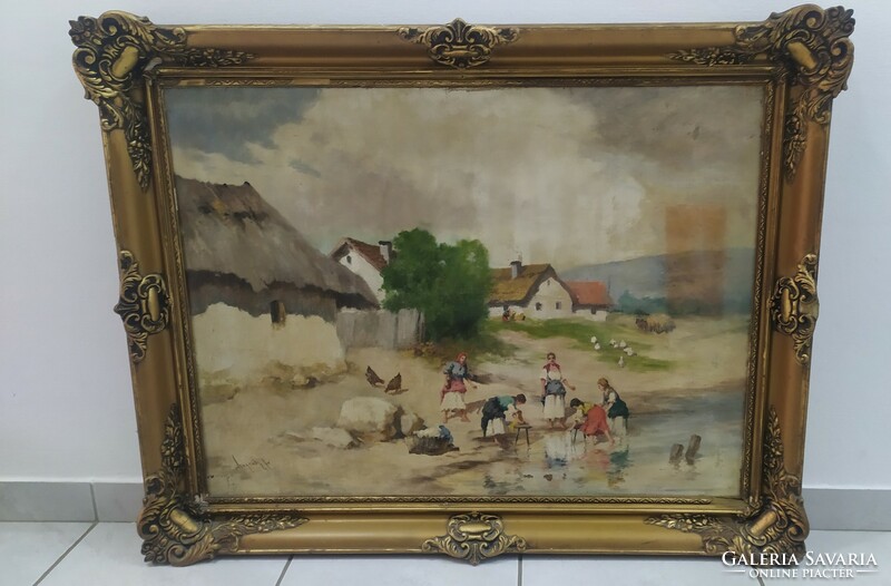 A painting by Antal Neogrády