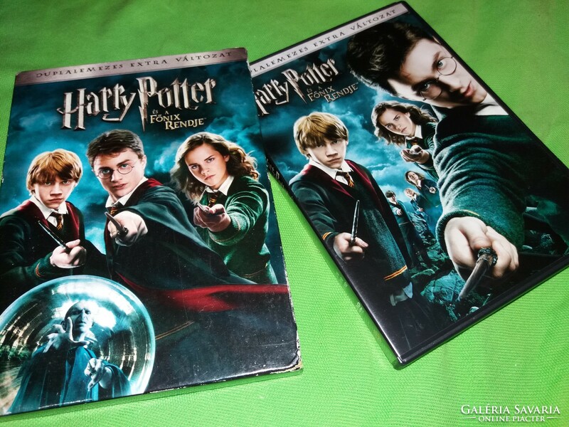 Harry Potter és a Főnix rendje extra dupla lemezes kiadás DVD film gyári a képek szerint
