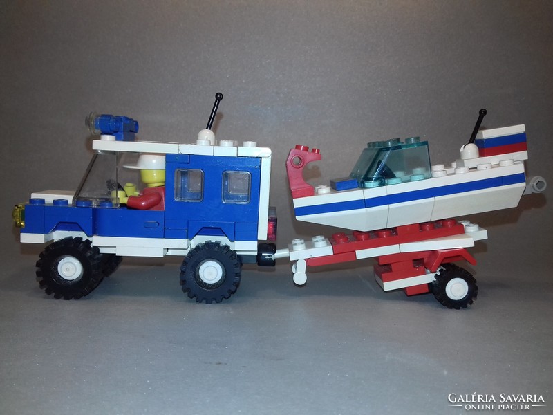 Lego vízimentő jeep és csónak játék 6698