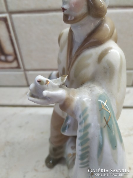 Russian porcelain sculpture with Cyrillic marking for sale! Fairytale-sadko for sale!