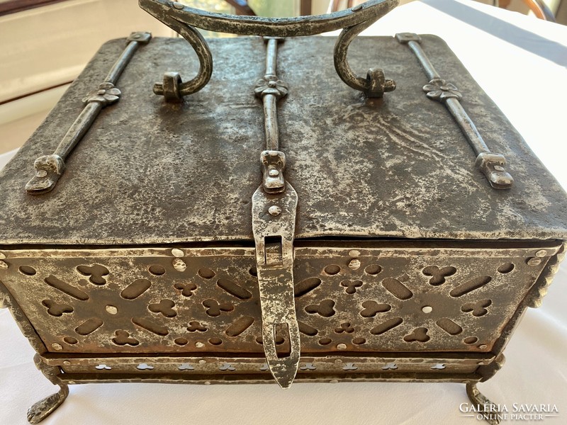 xviii. Baroque iron money chest from Sz