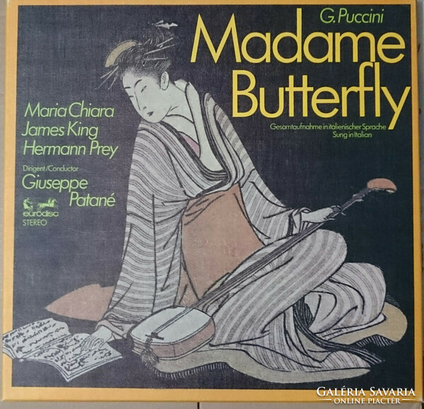 G. Puccini / Chiara / James King  / Hermann Prey / Guiseppe Patané - Madame Butterfly (3xLP +