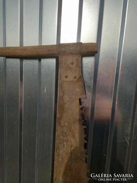 Antique saw two-man wood cutting tool! 152 cm long