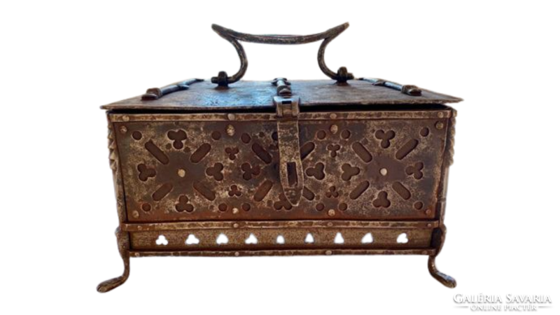 xviii. Baroque iron money chest from Sz