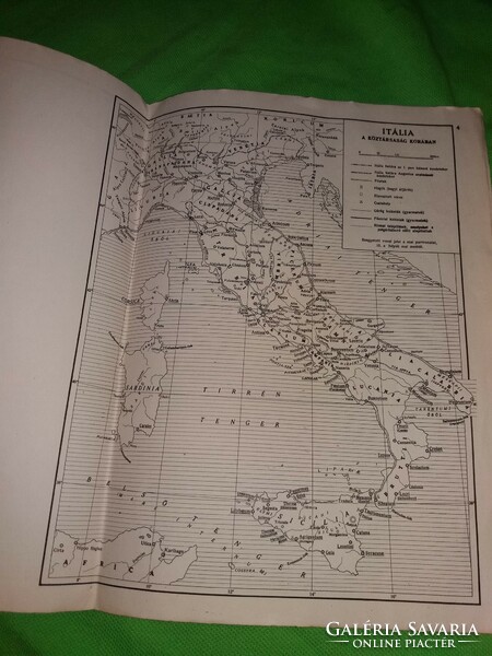 1951: N. A. Maskin: an appendix to the university textbook map of the history of ancient Rome according to the pictures