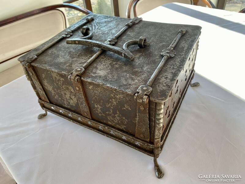 xviii. Baroque iron money chest from Sz