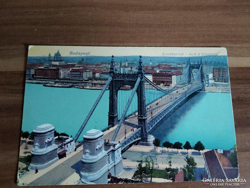 Budapest, Erzsébet - híd, postatiszta