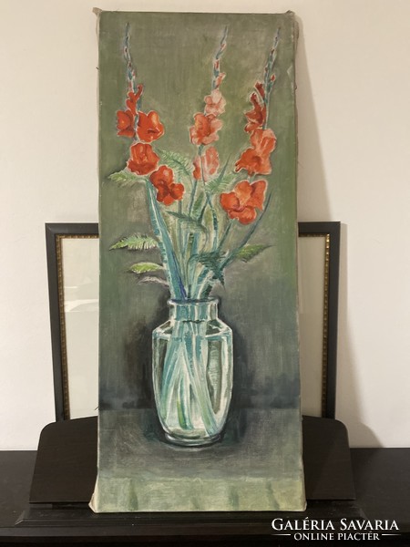 Ismeretlen festő: Virágcsokor vázában