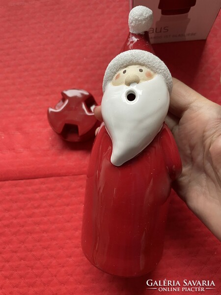 New! Santa's ceramic incense burner, 21 cm high