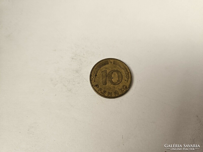 1979-es 10 Pfennig G