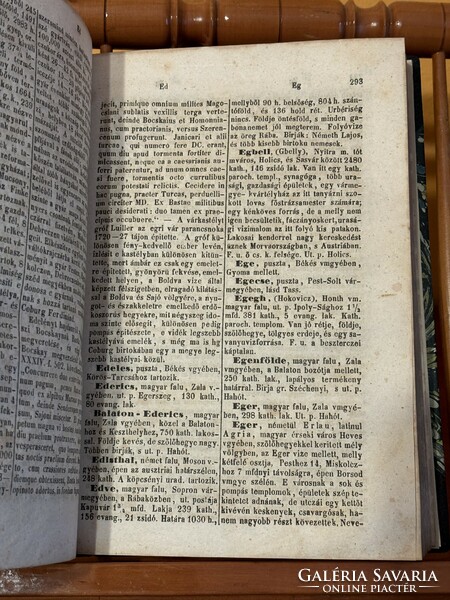 Fényes elek: geographical dictionary of Hungary i-iv. (1851)